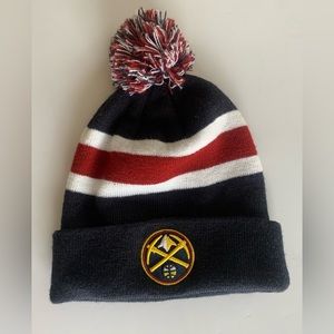 Denver Nuggets Cuffed Pom Knit Beanie